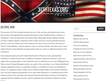 Tablet Screenshot of 37thtexas.org